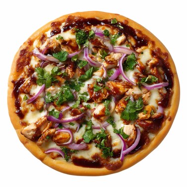 بيتزا دجاج باربيكيو صغيرة