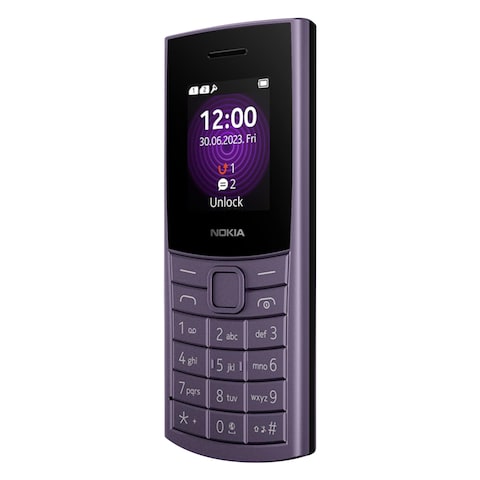 Nokia 110, 4G, 2023, Dual SIM, Artic Purple