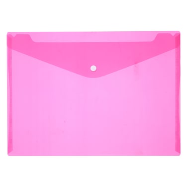 Deli - File Bag Plastic, A4 Size, Assorted Color (Sold At Random)