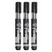 Flexoffice Permanent Marker 3 Pieces Black