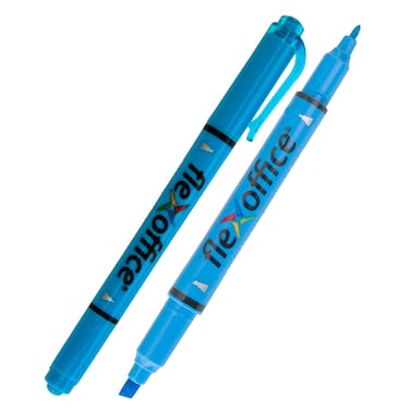 Flex Office Twin Highlighter, Blue