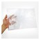 FlexOffice A4 Button Folder FO-CBF02, Transparent Plastic, 34x24x0.3 Cm, 20g, Holds Up To 125 Sheets (Random Pattern)