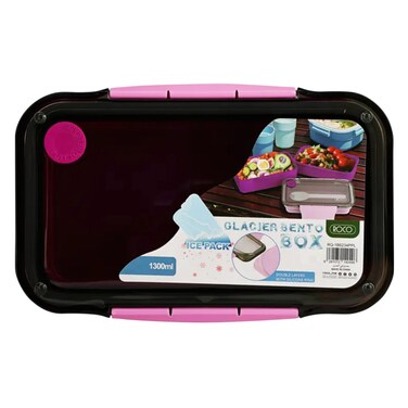 روكو - صندوق غداء مزدوج باللون البنفسجي