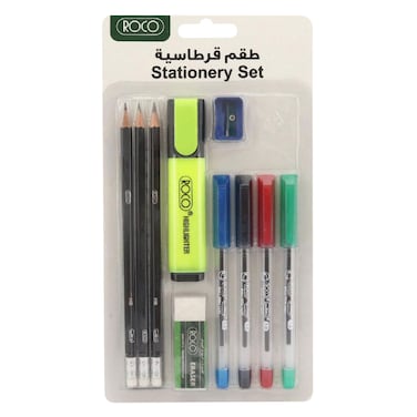 روكو مجموعة أدوات مكتبية 11 قطعة