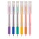 Deli Needle Tip Gel Pen Assorted 0.5mm 6 Pieces
