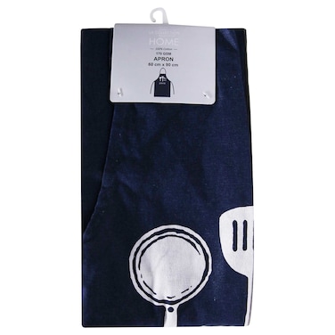 La Collection Home - Apron, Solid Navy, 60 X 90 cm