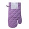 La Collection Home - Oven Mitten, Solid Purple, 17 X 32 cm