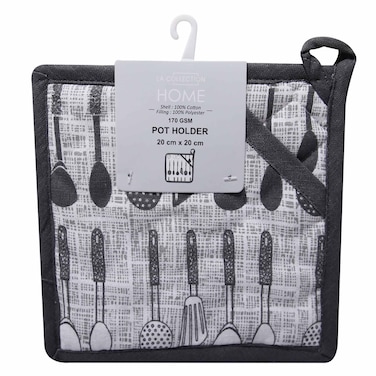 La Collection Home - Pot Holder, Utility Print, 20 X 20 cm