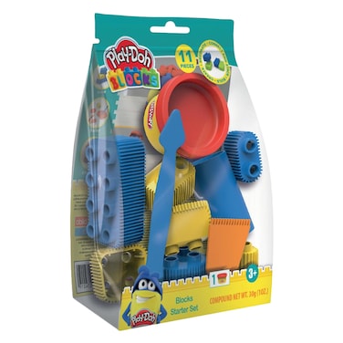 Play-Doh Blocks Starter Set, 11 Pieces