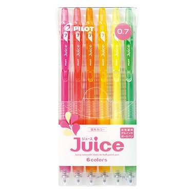 Pilot - Juice Gel Pen LJU60F, 0.7mm, 6 Pieces