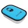 Royalford Stainless Steel Rectangle Food Container Blue Silver 680ml