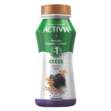 Activia Greek Prunes And Cereal Drink 180ml