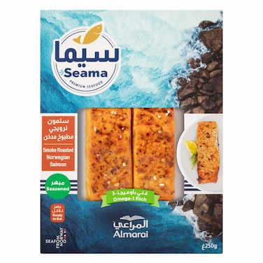 Seama&nbsp;Hot Smoke Salmon 125g x 2 Korean Spice, Seasoned, 250g Single Pack