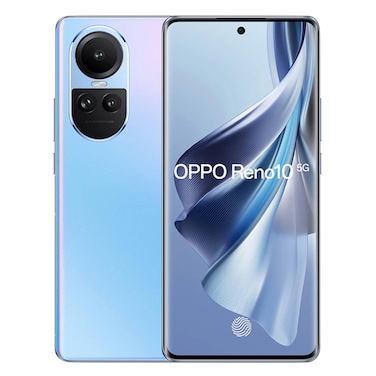 Oppo Reno 10, 256GB Internal Memory, 8GB RAM, 5G, Ice Blue