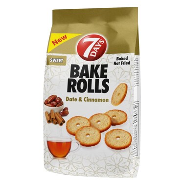 7days Bake Rolls Dates &amp; Cinnamon 60g