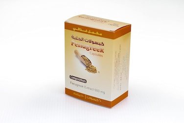 كبسولات الحلبة 60 كبسولة 500 مجم مكمل غذائي ومضادات الأكسدة ومحفز الهرمونات، من ايكهارت، حمض أميني