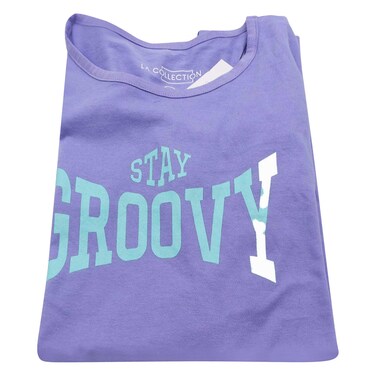 قميص نوم أساسي، لون بنفسجي، مقاس S