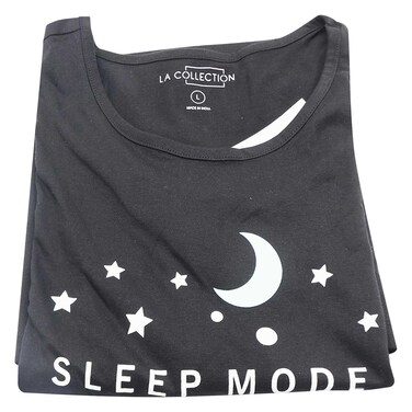 قميص نوم أساسي، لون أسود، مقاس XS