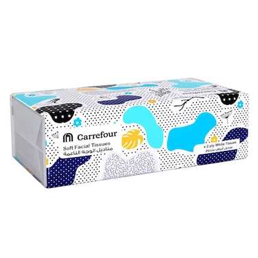Carrefour - Facial Tissue, 180 Sheets