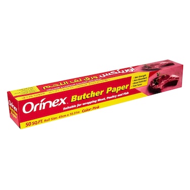 Orinex Pink Butcher Paper (45cm X 10.31m)