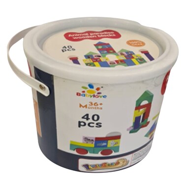 Babylove Baby First Blocks 40 Pieces