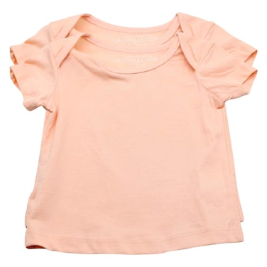 Baby girl 2-pack T-shirts, pink color, size 18-24 months.