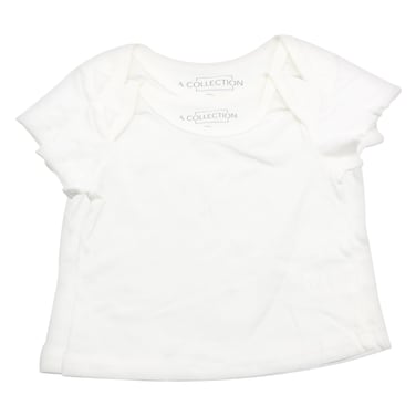Baby boy 2-pack T-shirts, white color, size 18-24 months.
