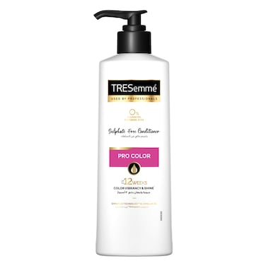 TRESemm&eacute; Pro Colour Conditioner, with Shineplex Technology &amp; Camellia Oil, free from sulphates, parabens &amp; dyes, 250ml