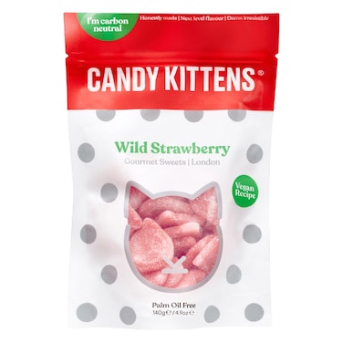 Candy Kittens Vegan Wild Strawberry Candy 140g