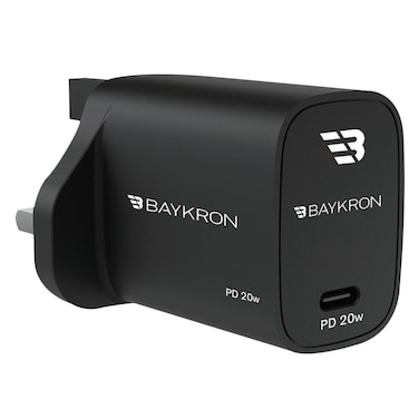 Baykron USB-C Smart Wall Charger 20W Black