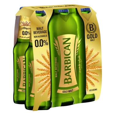 Barbican Gold Malt Drink 330ml X6 X4