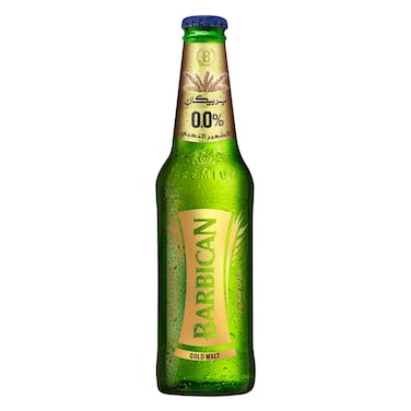 بربيكان - مشروب شعير ذهبي خالي من الكحول 330 ملي