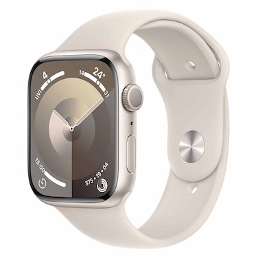  Apple Watch Series 9, 45MM, GPS Starlight Small/Medium 