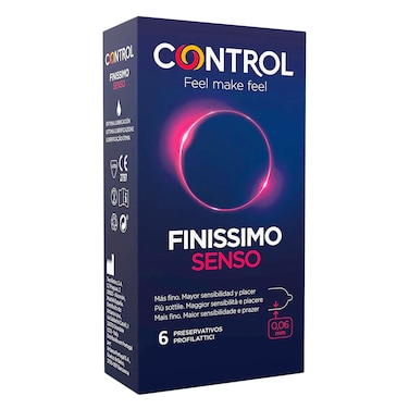 Control Feel Make Feel Finissimo Senso Thin Condoms 6 Pieces