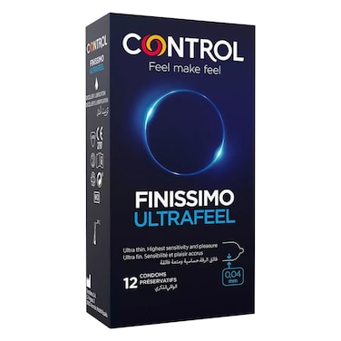 كونترول - واقيات ذكرية ألترا فيل من فينيسيمو، 12 قطعة