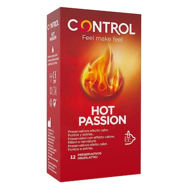 Control Feel Make Feel Hot Passion Condoms 12 Pieces