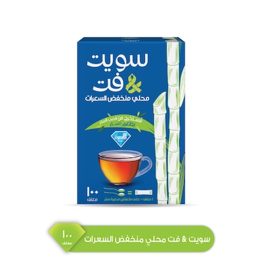 Sweet &amp; Fit Natural Sweetener 100 Sachets