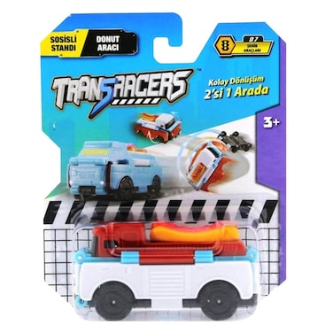Transracers 2in1 Flip Vehicle, Hot Dog Stand / Donut Truck