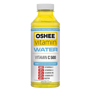 Oshee Zero Lemon And Mint Vitamin Water 555ml