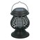 Grundig Solar Insect Lamp, 2-In-1 Mood Lighting &amp; Insect Killer, Splash Proof, Black, 13x18.5cm