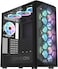 GAMEON Emperor Midnight I Series PC Gaming Case - Mid Tower, Tempered Glass Side Panel, ARGB+PWM Lighting, Pre-Installed Cooling Fans, Wide Motherboard Support - Black