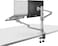 UPERGO OLL-3L Aluminum 2 In 1 Monitor Arm, Laptop Stand And Mount For Gaming Office Use, 17" - 27", Each Arm Upto 7 KG Silver