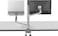 UPERGO OLL-3L Aluminum 2 In 1 Monitor Arm, Laptop Stand And Mount For Gaming Office Use, 17" - 27", Each Arm Upto 7 KG Silver