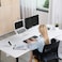 UPERGO OLL-3L Aluminum 2 In 1 Monitor Arm, Laptop Stand And Mount For Gaming Office Use, 17" - 27", Each Arm Upto 7 KG Silver