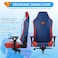 GAMEON Superman Ergonomic Gaming Chair, PU/PVC Leather With Foam Lumbar And Neck Pillows, 180&deg; Recline, 4D Armrests, Silent Wheels, Office And PC Gaming Use