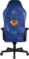 GAMEON Superman Ergonomic Gaming Chair, PU/PVC Leather With Foam Lumbar And Neck Pillows, 180&deg; Recline, 4D Armrests, Silent Wheels, Office And PC Gaming Use