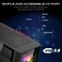 GAMEON TRIDENT III Gaming PC Case - EATX/ATX/M-ATX/ITX Support, Tempered Glass, ARGB+PWM Lighting, Pre-installed 4 Fans, 360mm Water Cooling Ready - Black