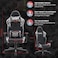 GAMEON Call Of Duty Gaming Chair - Adjustable 4D Armrests, Rotating Head Support, Ergonomic Backrest, Metal Base, Office &amp; PC Use, COD Edition - Grey/Black