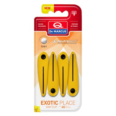 Dr.Marcus Exotic Place Car Air Conditioner Card Refresher 4 Pieces