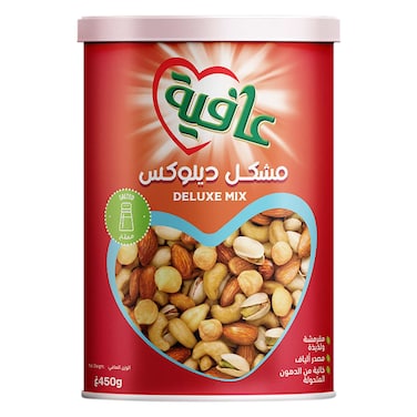 Afia Deluxe Mixed Nuts Can 450g